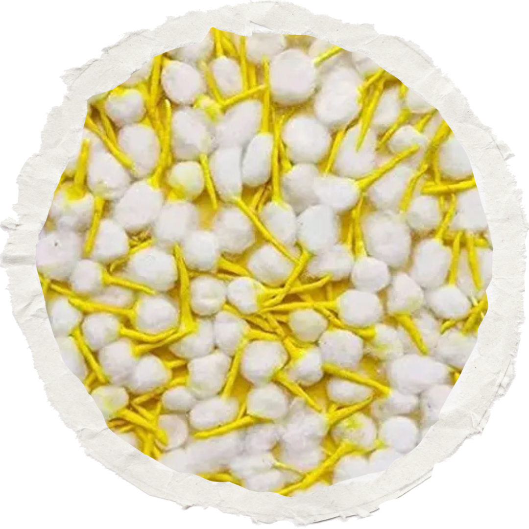 YELLOW ROUND COTTON WICKS