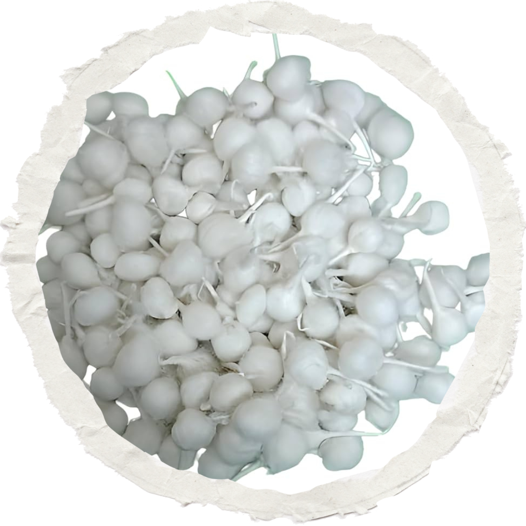 ROUND COTTON WICKS FULL WHITE (LOW COUNT)